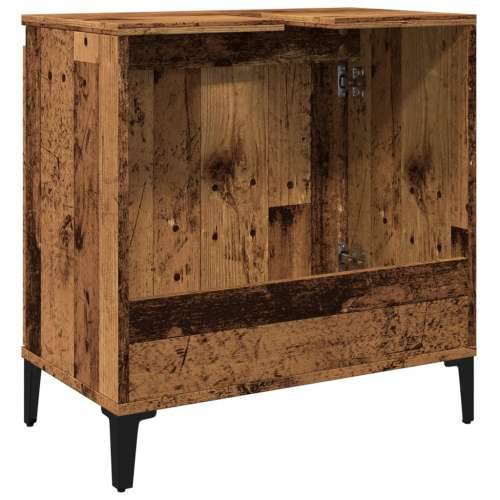 Ormarić za Lavabo - Umivaonik boja drva 58x33x60 cm konstruirano drvo - Staro drvo 1 Cijena