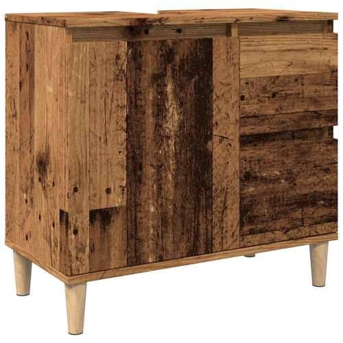 Ormarić za Lavabo - Umivaonik boja drva 65x33x60 cm konstruirano drvo - Staro drvo 1 Cijena