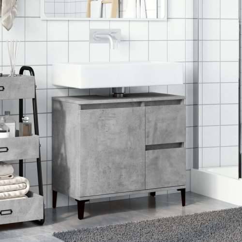 Ormarić za Lavabo - Umivaonik boja betona 65x33x60 cm konstruiranog drva Cijena