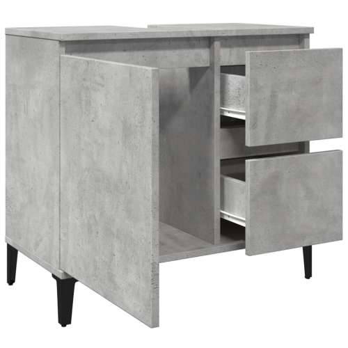 Ormarić za Lavabo - Umivaonik boja betona 65x33x60 cm konstruiranog drva Cijena