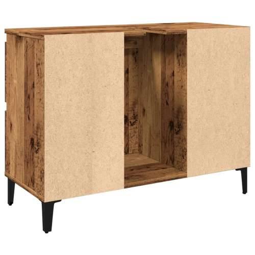 Ormarić za Lavabo - Umivaonik boja drva 80x33x60 cm konstruirano drvo - Staro drvo 1 Cijena