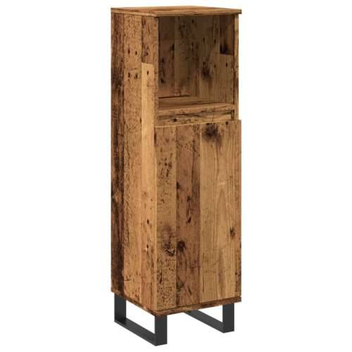 Kupaonski ormarić staro drvo 30x30x100 cm konstruirano drvo - Staro drvo 1 Cijena