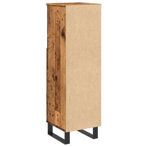 Kupaonski ormarić staro drvo 30x30x100 cm konstruirano drvo - Staro drvo 1 Cijena