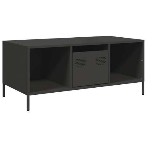 Stolić za kavu crni 101,5x50x43,5 cm od hladno valjanog čelika - Crna 1 Cijena