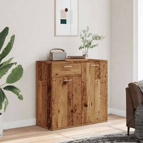 Komoda boja staro drvo 80 x 36 x 75 cm od konstruiranog drva - Staro drvo 1 80 cm Cijena