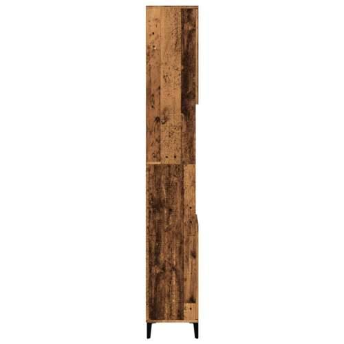 Kupaonski ormarić staro drvo 30x30x190 cm konstruirano drvo - Staro drvo 1 Cijena