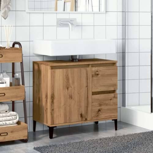 Ormarić za Lavabo - Umivaonik boja hrasta artisan 65x33x60 cm drveni - hrast artisan 1 Cijena