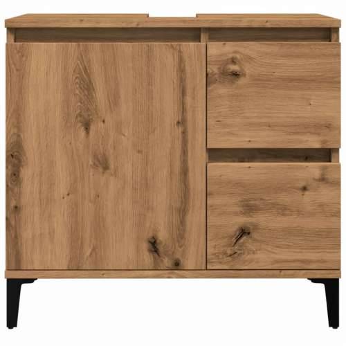 Ormarić za Lavabo - Umivaonik boja hrasta artisan 65x33x60 cm drveni - hrast artisan 1 Cijena