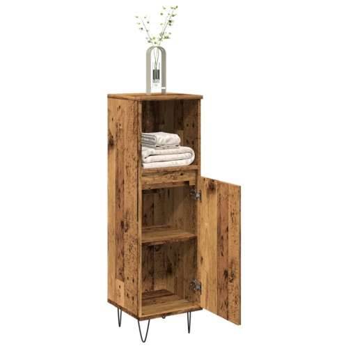 Kupaonski ormarić staro drvo 30x30x100 cm konstruirano drvo - Staro drvo 1 Cijena