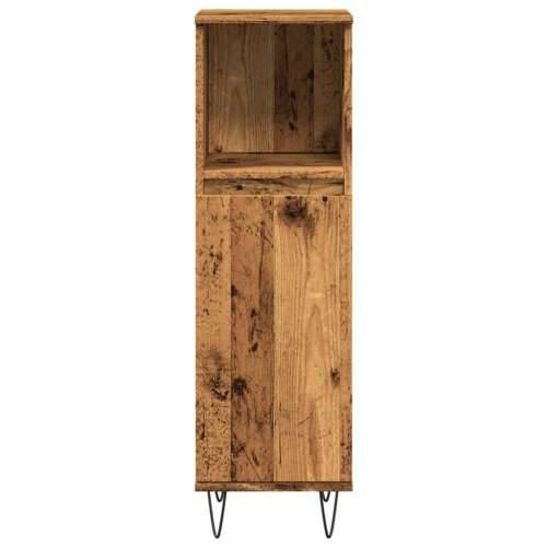 Kupaonski ormarić staro drvo 30x30x100 cm konstruirano drvo - Staro drvo 1 Cijena