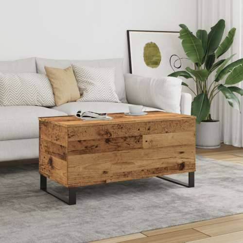 Stolić za kavu boja staro drvo 90x44,5x45 cm konstruiranog drva - Staro drvo 1 Cijena