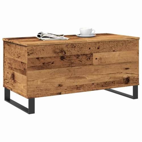 Stolić za kavu boja staro drvo 90x44,5x45 cm konstruiranog drva - Staro drvo 1 Cijena