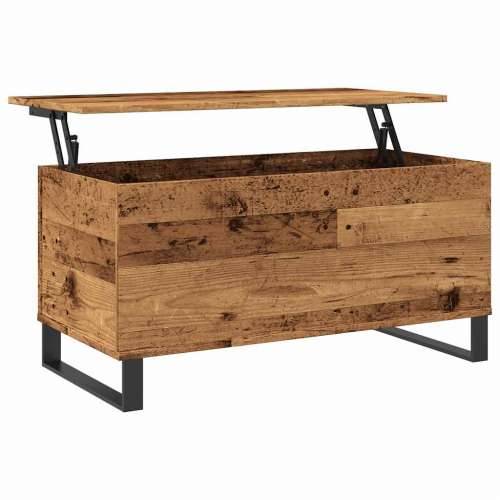 Stolić za kavu boja staro drvo 90x44,5x45 cm konstruiranog drva - Staro drvo 1 Cijena