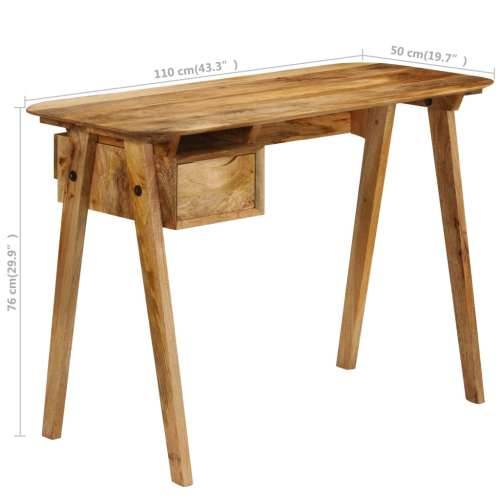 Pisaći stol od masivnog drva manga 110 x 50 x 76 cm Cijena