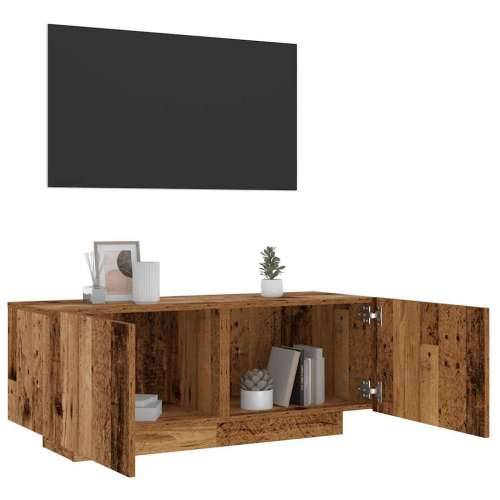 TV ormarić boja starog drva 100 x 35 x 40 cm konstruirano drvo - Staro drvo 1 Cijena