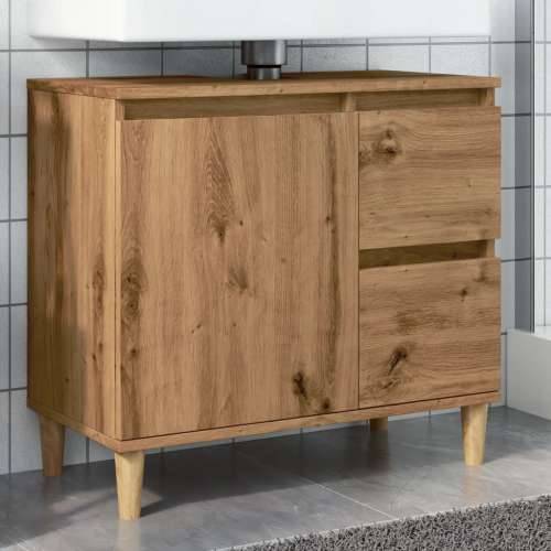Ormarić za Lavabo - Umivaonik boja hrasta artisan 65x33x60 cm drveni - hrast artisan 1 Cijena
