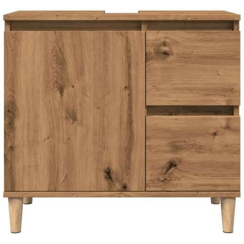 Ormarić za Lavabo - Umivaonik boja hrasta artisan 65x33x60 cm drveni - hrast artisan 1 Cijena