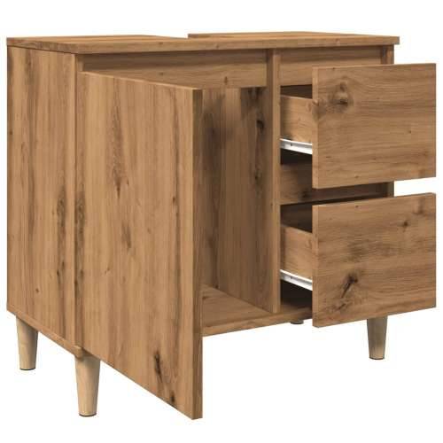 Ormarić za Lavabo - Umivaonik boja hrasta artisan 65x33x60 cm drveni - hrast artisan 1 Cijena