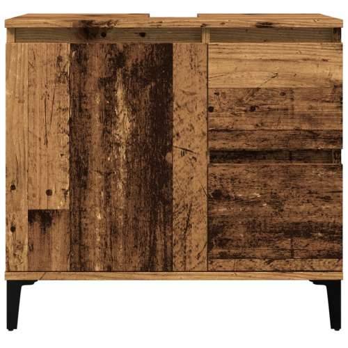 Ormarić za Lavabo - Umivaonik boja drva 65x33x60 cm konstruirano drvo - Staro drvo 1 Cijena