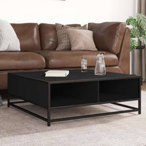 Stolić za kavu crni 80x80x30 cm konstruirano drvo i metal - Crna 80 x 80 x 30 cm 1 Cijena