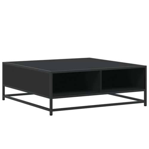 Stolić za kavu crni 80x80x30 cm konstruirano drvo i metal - Crna 80 x 80 x 30 cm 1 Cijena