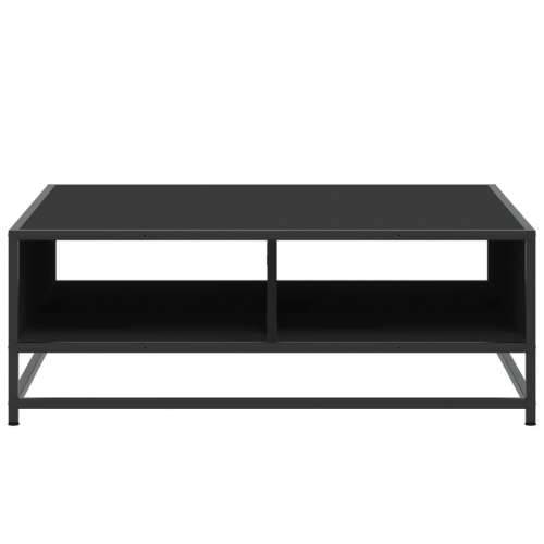 Stolić za kavu crni 80x80x30 cm konstruirano drvo i metal - Crna 80 x 80 x 30 cm 1 Cijena