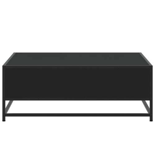 Stolić za kavu crni 80x80x30 cm konstruirano drvo i metal - Crna 80 x 80 x 30 cm 1 Cijena