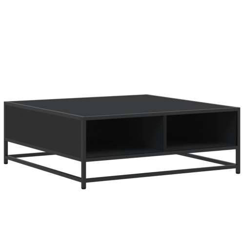 Stolić za kavu crni 80x80x30 cm konstruirano drvo i metal - Crna 80 x 80 x 30 cm 1 Cijena