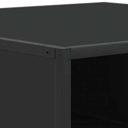 Stolić za kavu crni 80x80x30 cm konstruirano drvo i metal - Crna 80 x 80 x 30 cm 1 Cijena