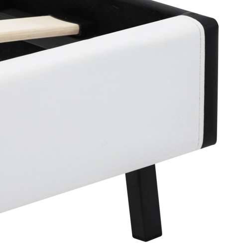 Okvir za krevet od umjetne kože LED bijeli 140 x 200 cm Cijena