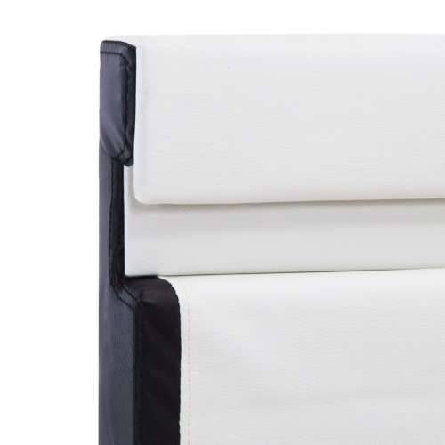 Okvir za krevet od umjetne kože LED bijeli 140 x 200 cm - Bijela i crna 140 x 200 cm Cijena