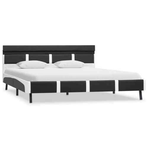 Okvir za krevet od umjetne kože s LED svjetlom sivi 120x200 cm - Siva i bijela 120 x 200 cm Cijena