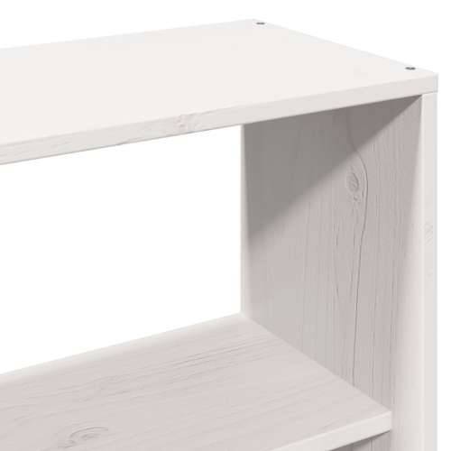 Krevet s regalom za knjige bez madraca bijeli 120x190cm od drva - Bijela 120 x 190 cm Cijena