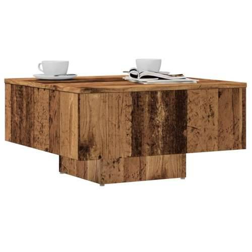 Stol za kavu staro drvo 60x60x31,5 cm konstruiranog drva - Staro drvo 1 Cijena
