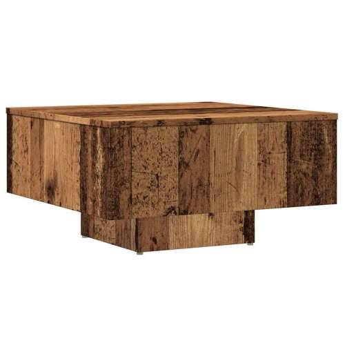 Stol za kavu staro drvo 60x60x31,5 cm konstruiranog drva - Staro drvo 1 Cijena