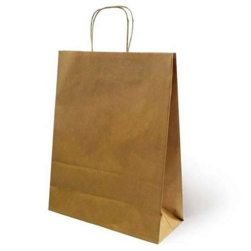 Papirnata Vrećica Fama Smeđa S ručkama 125 g/m² 26 x 10 x 35 cm (25 kom.) Cijena