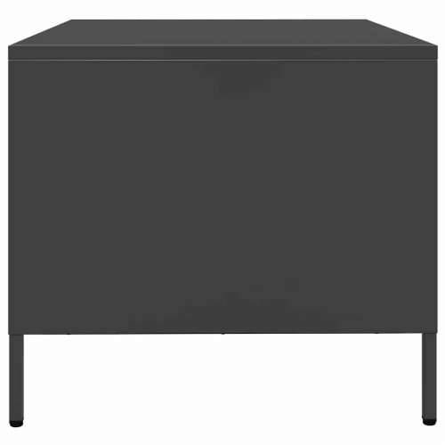 Stolić za kavu crni 68,5x50x43,5 cm od hladno valjanog čelika - Crna 1 Cijena