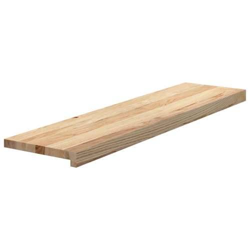 Gazišta za stepenice 4 kom od netretirane masivne hrastovine - Prirodna 100 x 30 x 2 cm 4 Cijena