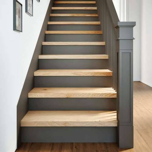 Gazišta za stepenice 4 kom od netretirane masivne hrastovine - Prirodna 80 x 25 x 2 cm 4 Cijena