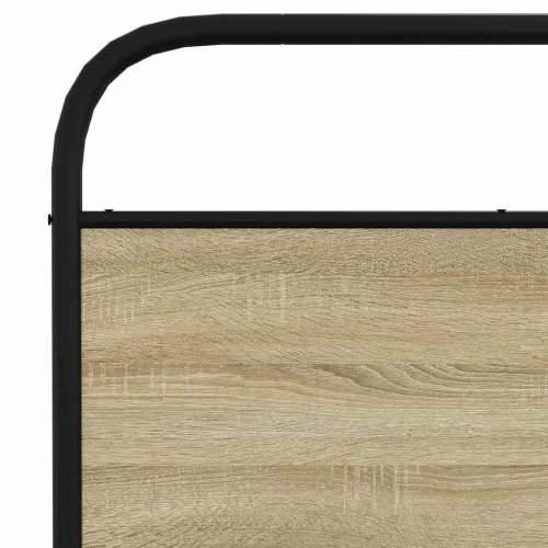 Metalni okvir kreveta bez madraca boja hrasta sonome 180x200 cm - sonoma hrast 180 x 200 cm s uzglavljem Cijena