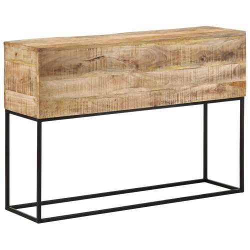 Konzolni stol 110x30x75 cm grubo masivno drvo manga i željezo Cijena