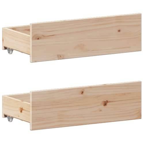 Krevet s regalom za knjige bez madraca 140x190 cm od borovine - Prirodna 140 x 190 cm Cijena
