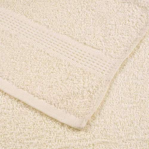 Ručnici za saunu 2 kom krem 80x200 cm 360 gsm 100 % pamuk - Krema 80 x 200 cm 2 Cijena
