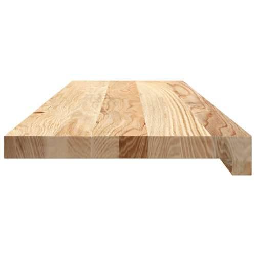 Gazišta za stepenice 12 kom od netretirane masivne hrastovine - Prirodna 80 x 25 x 2 cm 12 Cijena