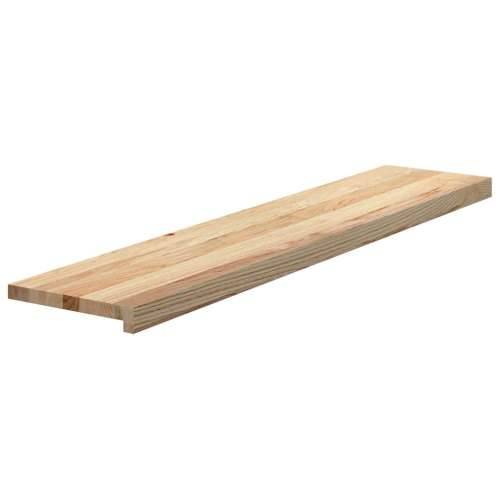 Gazišta za stepenice 8 kom od netretirane masivne hrastovine - Prirodna 120 x 30 x 2 cm 8 Cijena