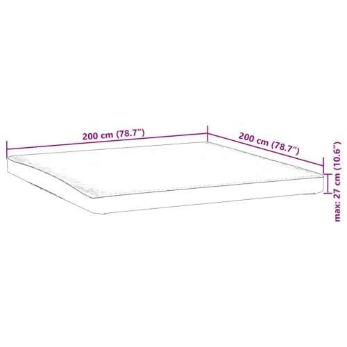 Zaštita za madrac bijela 200x200 cm vodootporna - 200 x 200 cm 1 Cijena
