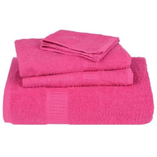 Ručnici za ruke 10 kom ružičasti 50x100 cm 360 gsm 100 % pamuk - Ružičasta 50 x 100 cm 10 Cijena