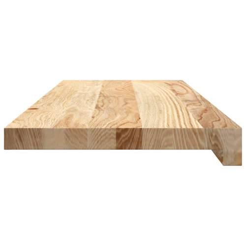 Gazišta za stepenice 12 kom od netretirane masivne hrastovine - Prirodna 70 x 25 x 2 cm 12 Cijena