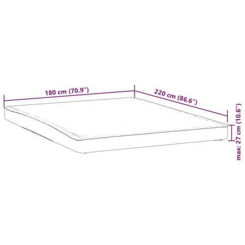 Zaštita za madrac bijela 180x220 cm vodootporna - 180 x 220 cm 1 Cijena