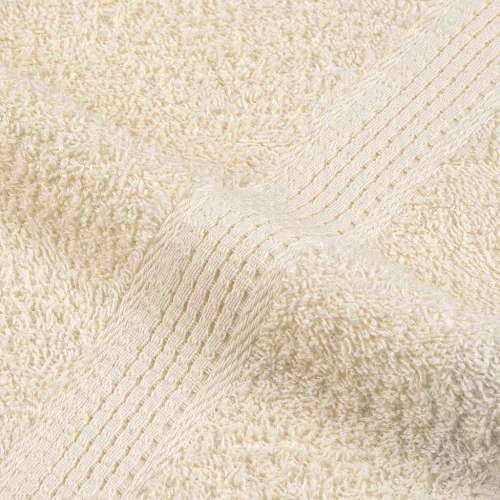 Ručnici za kupanje 10 kom krem 100x150 cm 360gsm 100% pamuk - Krema 100 x 150 cm 10 Cijena